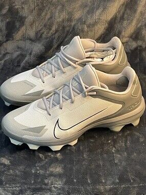 Nike Force Trout 7 Pro MCS Baseball Cleats Gray White Men's Size 12 CZ5914-001
